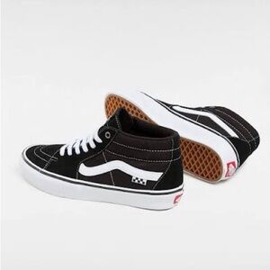 Vans Skate Grosso Mid - Black and White